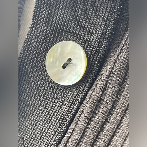 ☘️ H&M Midi Polo Shirt Ribbed Knit Dress with Short sleeves and Side Slit i… - Picture 8 of 15